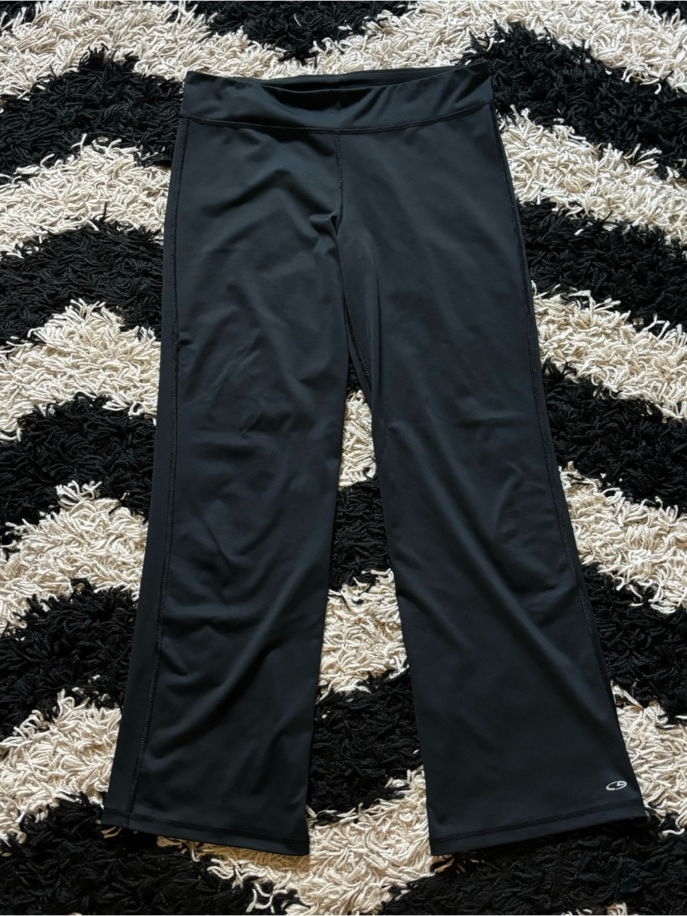 Champion Wide Leg Black Yoga Pants Leggings